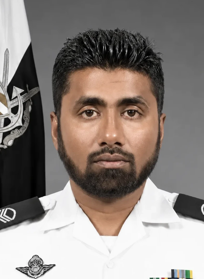 Sargento Mohamed Mahudhee, mergulhador militar da Força de Defesa das Maldivas